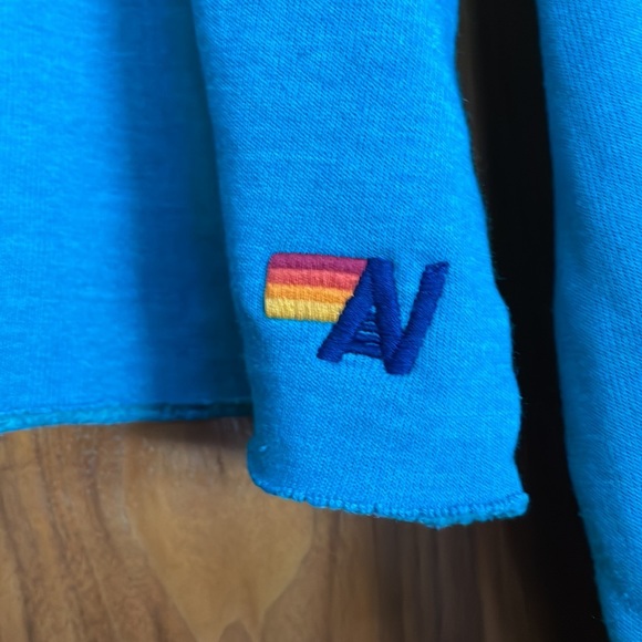 Aviator nation blue cropped sweatshirt - Picture 4 of 5